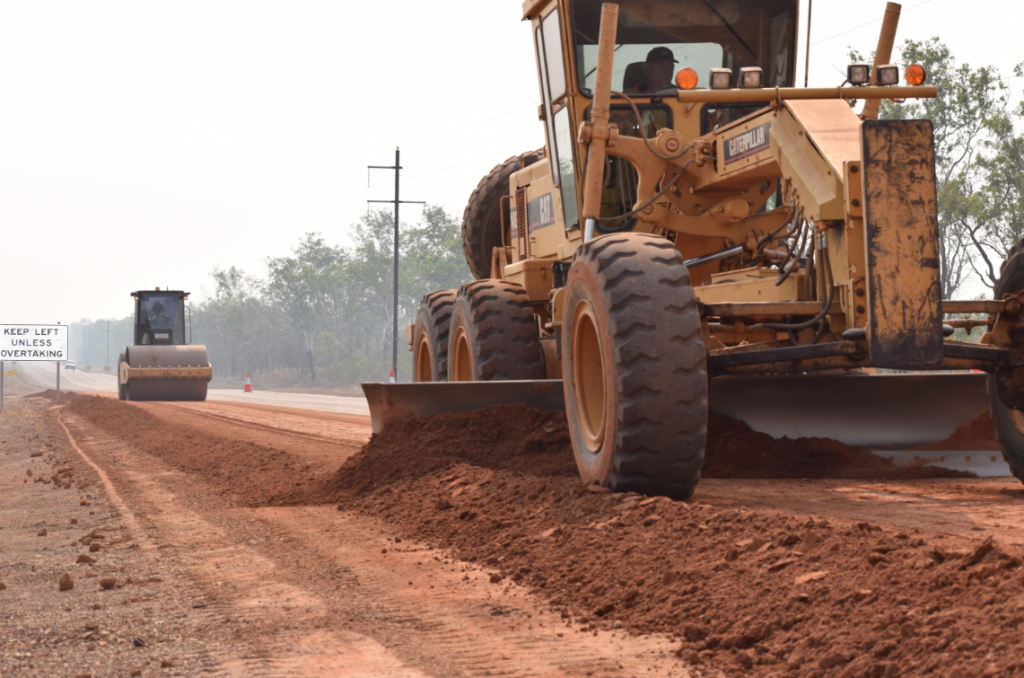 Grader Road Laying Out — Coleman’s Contracting & Earthmoving in Humpty Doo, NT